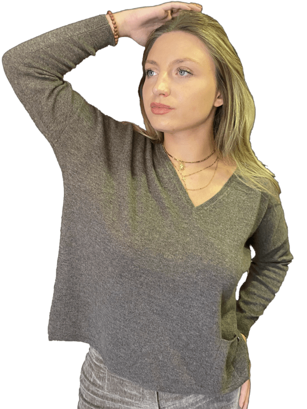 Pull fin laine et cachemire