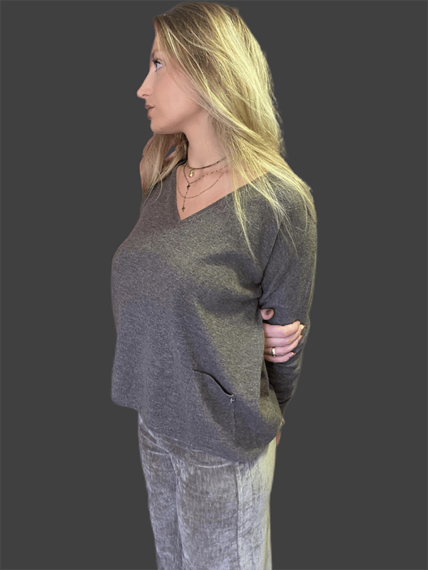 Pull fin laine et cachemire