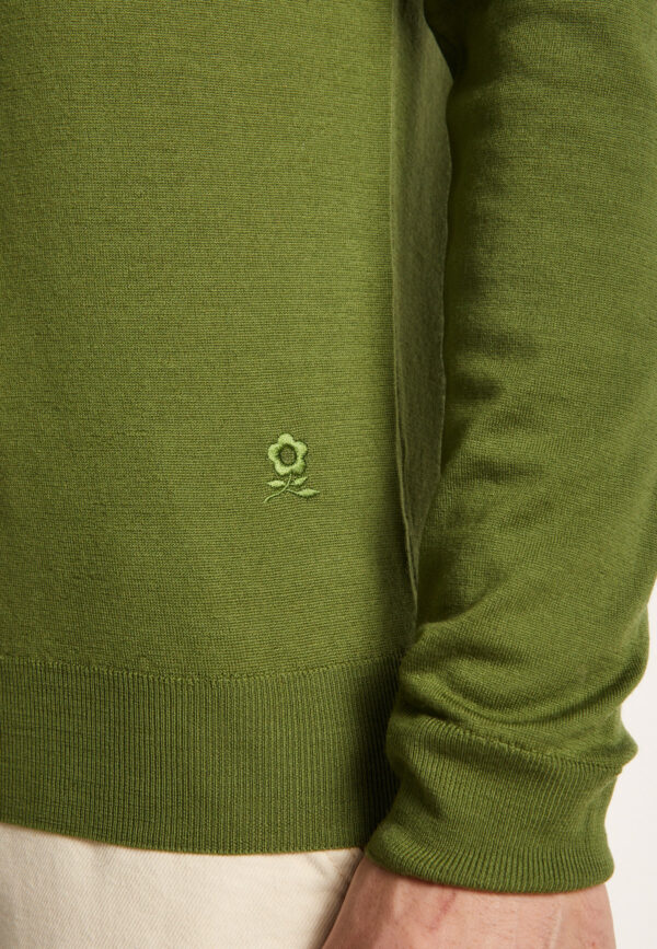 Pull col polo Maison Montagut